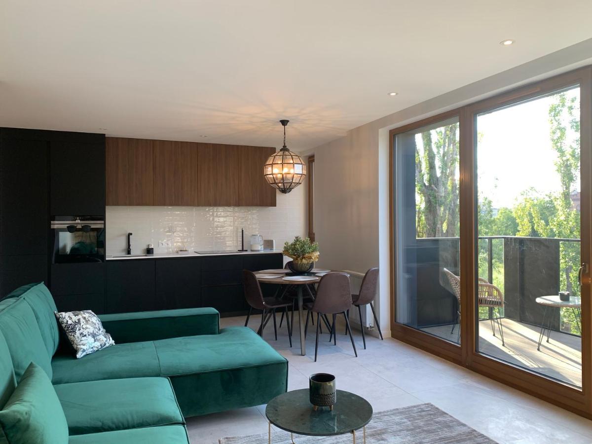 Baltic Riviera Apartments - Garden Sanctuary Retreat Gdańsk Kültér fotó