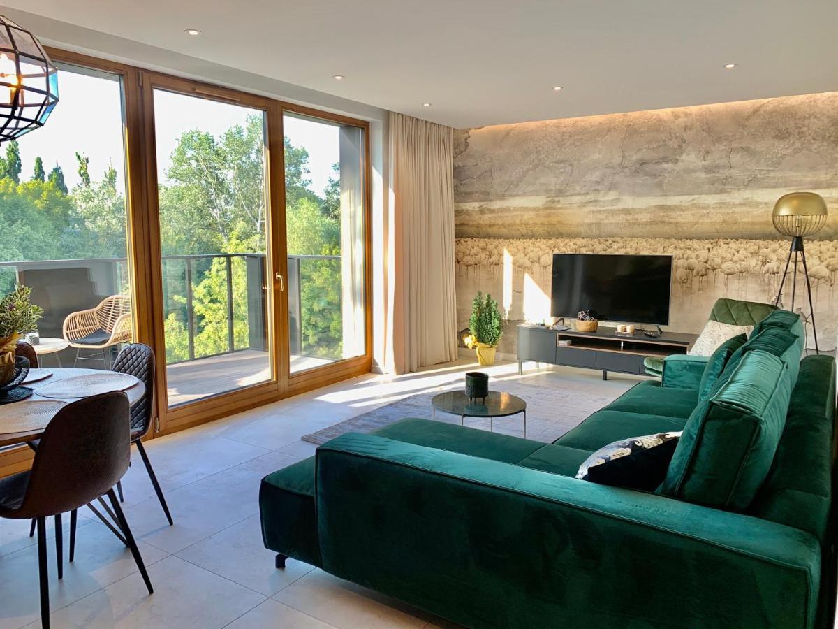 Baltic Riviera Apartments - Garden Sanctuary Retreat Gdańsk Kültér fotó